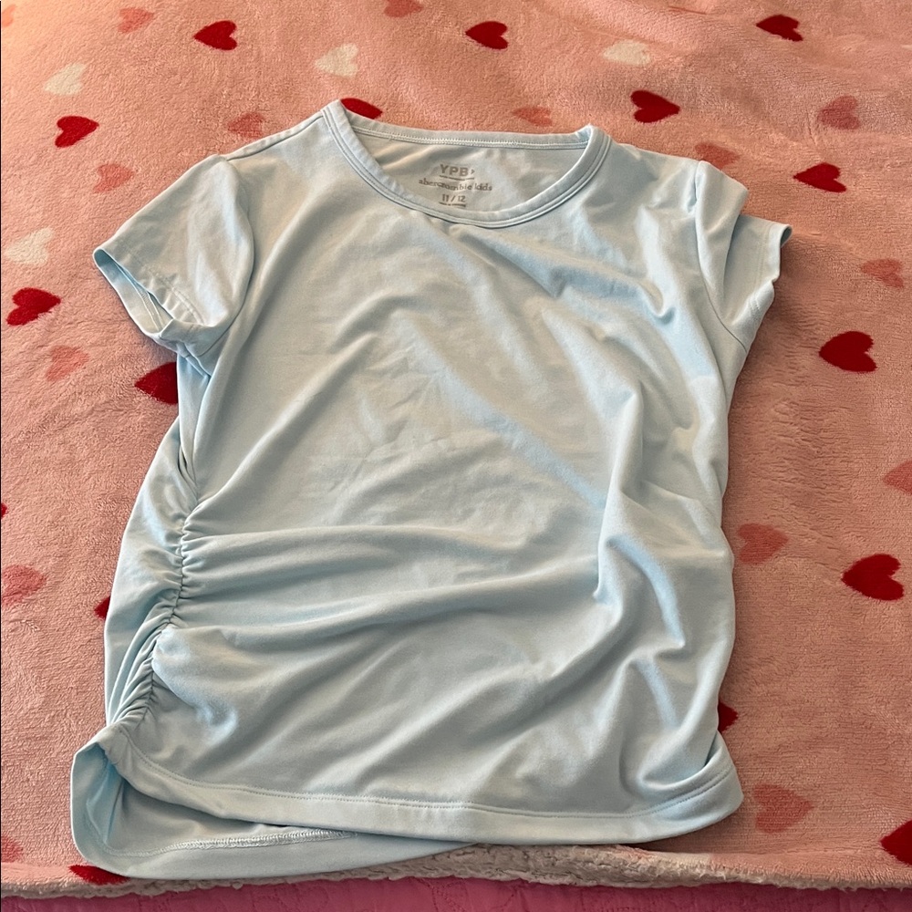 Blue Abercrombie kids shirt new never worn
